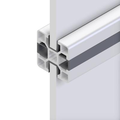 Product image of the product “Einfass-/Abdeckprofil 30, grau, Länge 1,95 m ”